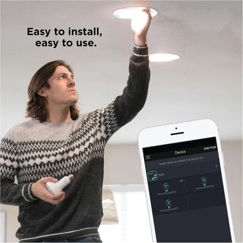 Vista 3 de Sengled - Bombilla inteligente, requiere hub Zigbee, bombilla de luz inteligente compatible con Alexa, Google Home, SmartThings, Homekit y Siri