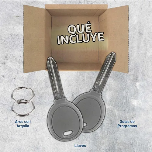 Vista 2 de 2 llaves de chip de transpondedor remoto para Dodge 1998-2006 (Y160-PT)