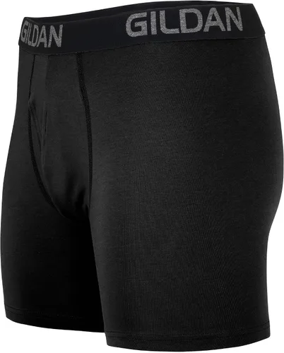 Vista 4 de Gildan - Calzoncillos tipo bóxer elásticos de algodón para hombre, paquete múltiple