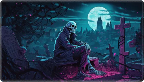 Vista 121 de Alfombra de juego con zonas para juego de cartas MTG, alfombras de juego de mesa, alfombras de juego de mesa de Magic, 61x35.5 cm, alfombra de juego