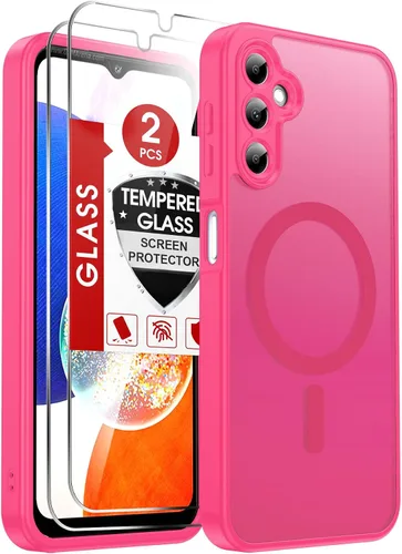 Vista 261 de LeYi Funda para teléfono Samsung-S23: protector de pantalla e imán MagSafe Púrpura