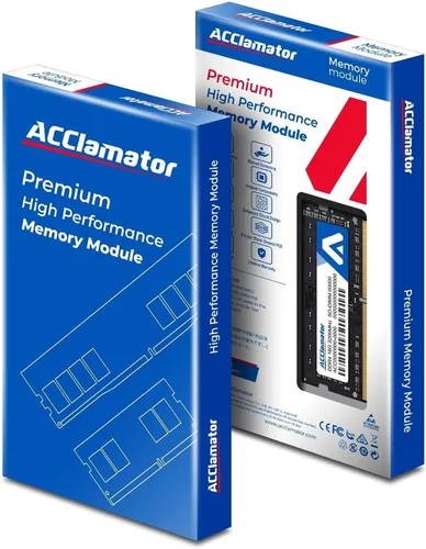 Vista 7 de Acclamator DDR4 RAM 16GB Kit (2x8GB) 3200MHz PC4-25600 CL22 1.2V Unbuffered Non-ECC SODIMM 260-Pin Laptop PC Computadora Módulo de memoria RAM