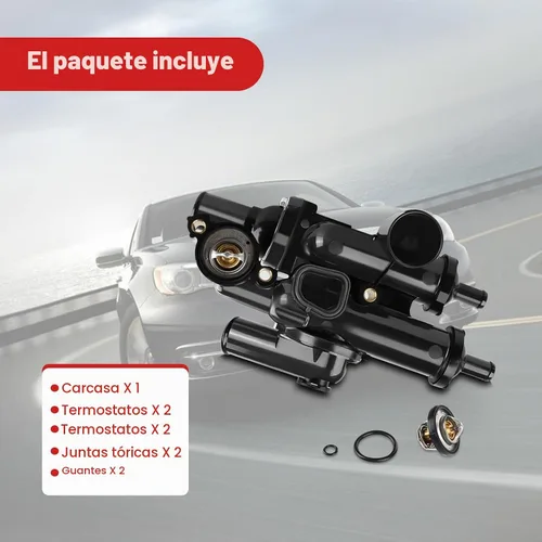 Vista 3 de [Usado] WMPHE Kit de carcasa para termostato de refrigerante del motor compatible con Dodge Avenger 2008-2014, Dodge Caliber 2008-2012, Chrysler
