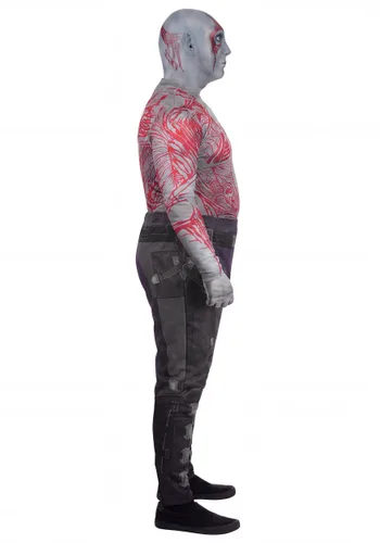 Vista 4 de Disfraz Deluxe de Marvel Drax Talla Plus para Hombre Multicolor