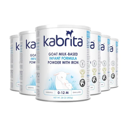 Vista 13 de Kabrita - Fórmula de leche de cabra en polvo para lactantes, digestión suave, 14 onzas, paquete de 12 Alternativa suave a la leche de vaca