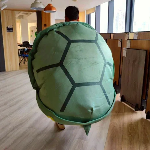 Vista 8 de BXEBUI Almohadas de concha de tortuga de 40 pulgadas con peso, disfraz de animal de peluche divertido, regalo para niños y adultos (40 pulgadas)