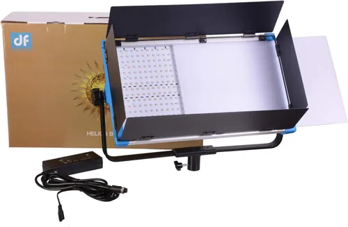 Vista 4 de Panel de luz LED para video y fotografía, DF DIGITALFOTO Helios regulable bicolor 3200K-5500K YouTube Lighting CRI95+ 100W luces de estudio