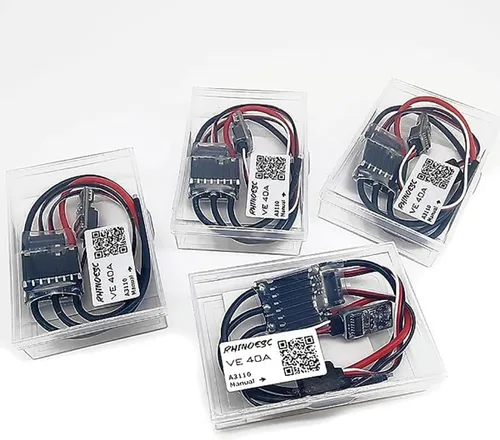 Vista 7 de Crawler ESC sin escobillas AM32 VE40A BEC 5.2 ~ 8.2V para 1/10 1/12 escala Crawler Car Traxxas Axial MOA Ventru RC Crawler Pro Shafty Comp