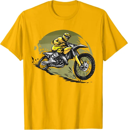 Vista 62 de Camiseta de motocross Supermotard Enduro, Negro, S