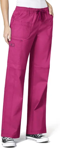 Vista 17 de Wink WonderFLEX Patience - Women's Curved Notch Neck Scrub Top Aguamarina