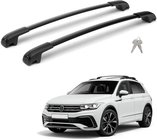 Vista 13 de Barras transversales de techo con cerradura de 300 libras compatibles con VW Atlas 2017-2026