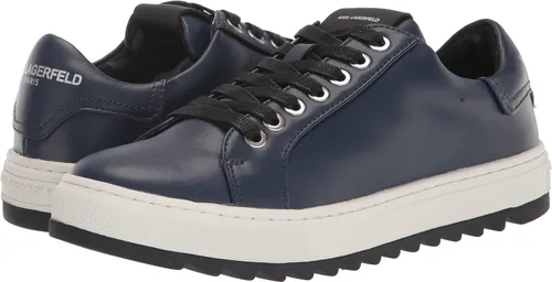 Vista 7 de KARL LAGERFELD Men's Recycled Leather Low Top Sneaker