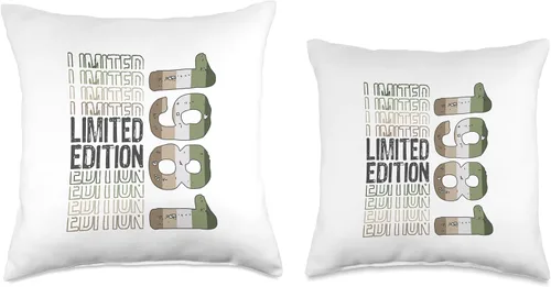 Vista 3 de Limited Edition Vintage 1981 Retro Birthday Throw Pillow