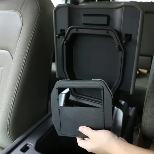 Vista 5 de Caja de almacenamiento de consola central de automóvil ABS para Land Rover Defender 110 2020-2021 (estilo 7)