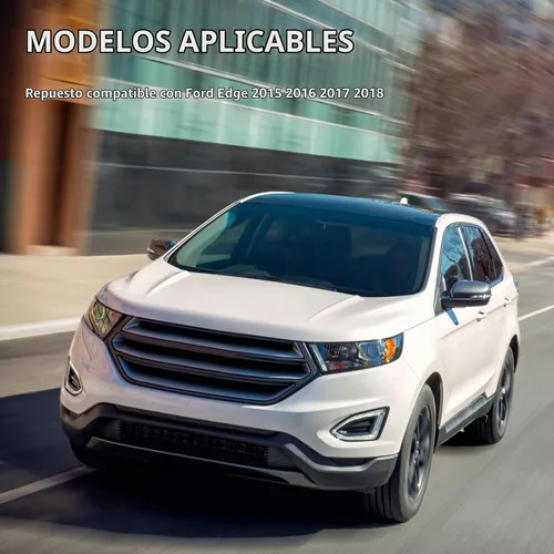 Vista 6 de Espejo lateral del conductor de repuesto para Ford Edge 2015, 2016, 2017, 2018, espejos de cristal – Espejo convexo, retrovisor lateral izquierdo