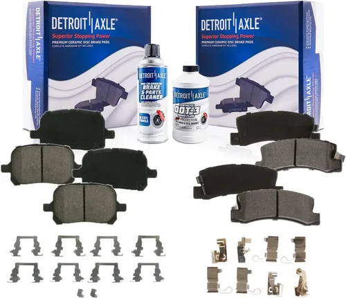 Vista 61 de Detroit Axle - Pastillas de Freno Delantero Izquierdo Reemplazo de Pinza de Disco para Ford Fusion Mazda 6 Lincoln MKZ Mercury Milan 2006-2012
