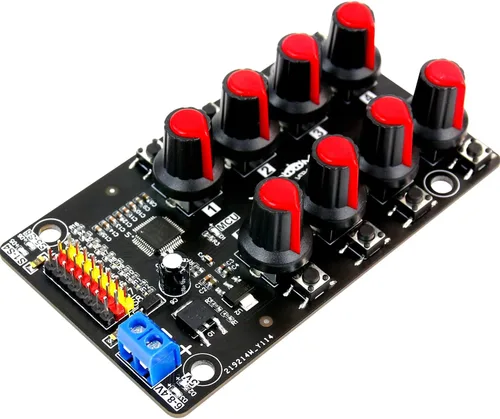 Vista 10 de Yahboom Herramienta de centrado de controlador de servomotores RC con protección contra sobrecorriente, 2 modos de control compatible con ajuste