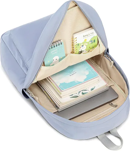 Vista 8 de Mochila escolar para adolescentes, niñas, mujeres, mochila para laptop, mochila universitaria, escuela secundaria, viajes, trabajo, viajeros