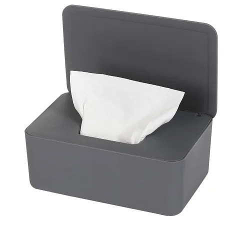 Vista 10 de NOVWANG Dispensador de toallitas, soporte para toallitas para bebés, mantiene las toallitas frescas, contenedor de toallitas recargables para Negro