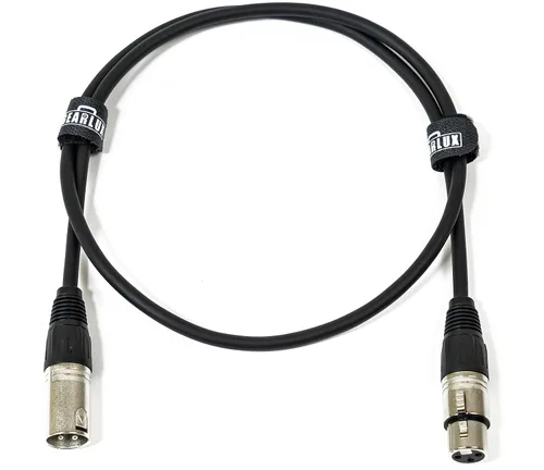 Vista 4 de Gearlux Cable DMX, 3 pines, macho a hembra, 3.2 pies - paquete de 10