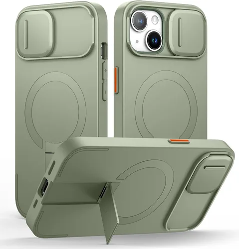 Vista 92 de SURITCH Funda para iPhone Air con cubierta de control de cámara, funda deslizante para cámara y soporte ajustable, compatible con MagSafe, a prueba