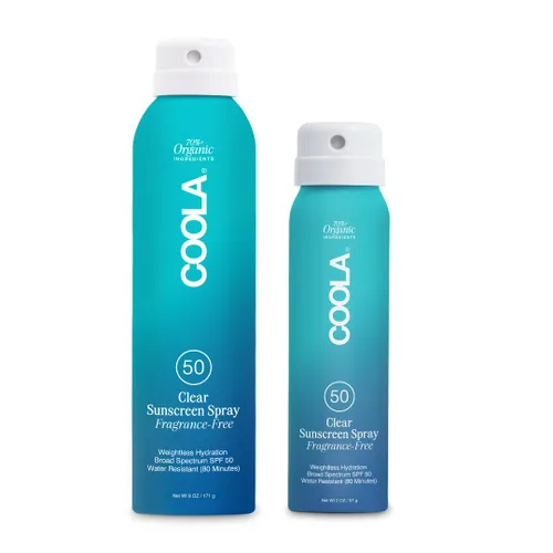 Vista 5 de COOLA Organic Sunscreen SPF 50 Sunblock Spray, Dermatologist Tested Skin Care for Daily Protection, Vegan and Gluten Free, Fragrance Free