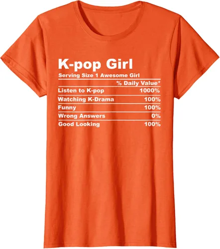 Vista 11 de Camiseta de regalo Kpop Kdrama para mujer K-pop Girl, Negro, S