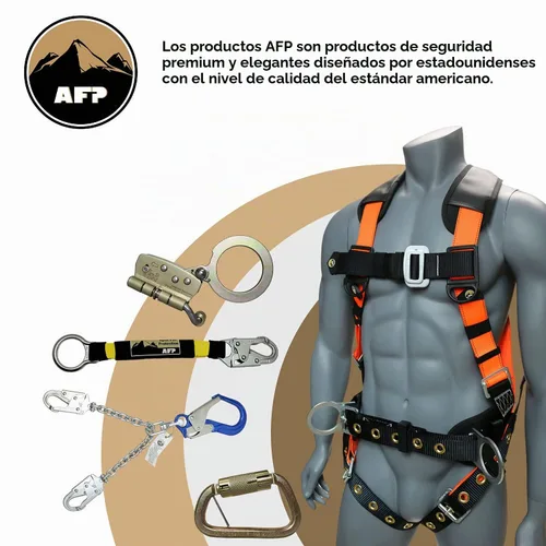 Vista 8 de Conjunto de cadena de posicionamiento de barra de refuerzo AFP con gancho giratorio (aluminio)