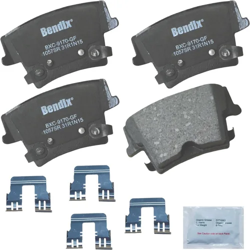 Vista 107 de Bendix Priority1 CFC154 - Juego de pastillas de freno de disco para Avanti II, Century, LeSabre, Regal, Riviera, chasis comercial, DeVille