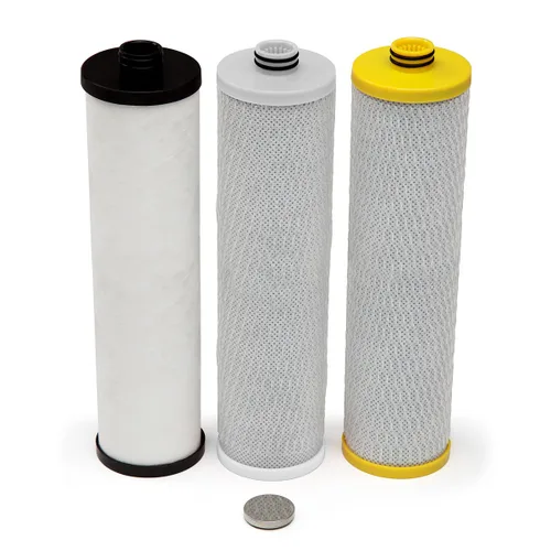 Vista 5 de Aquasana Sistema de filtro de agua Claryum de flujo máximo de 3 etapas para debajo del fregadero, filtración de claryum para encimera de cocina