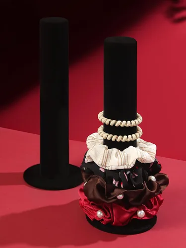 Vista 4 de Coward 2 soportes para diadema de coletero, soporte organizador de liga para el cabello, accesorios para el cabello, brazalete, organizador