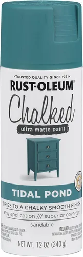 Vista 29 de Rust-Oleum 302592 - Pintura a la tiza en aerosol ultramate de 12 onzas (paquete de 1), color gris envejecido
