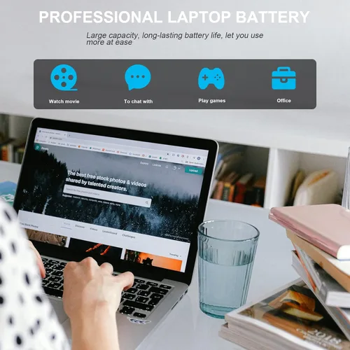 Vista 7 de Fancy Buying 51KD7 - Batería de repuesto para laptop Dell Chromebook 11 3100 3180 3189 5190 3181 2 en 1 14 3400 Series P28T001 Y07HK FY8XM 0FY8XM