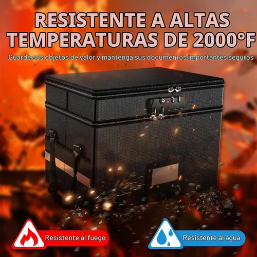 Vista 2 de RHM Caja incombustible del documento de 2 capas con la cerradura