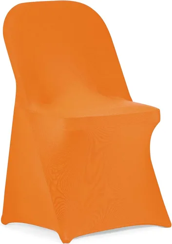 Vista 28 de Funda de silla Peomeise plegable, de elastano elástico para bodas, fiestas, banquetes, eventos