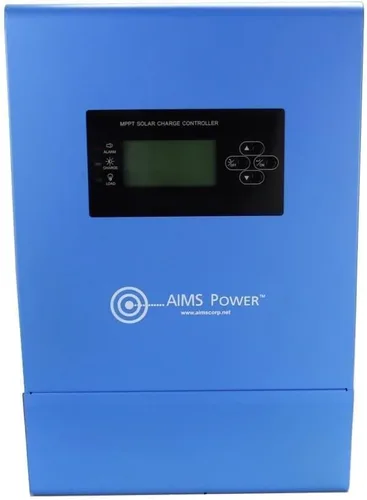 Vista 4 de AIMS Power SCC80AMPPT Controlador de carga solar MPPT de 80 amperios; carga sistemas solares de 12, 24, 36 y 48 voltios; carga de 4 etapas; selector