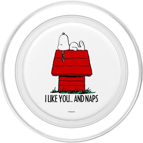Vista 2 de Peanuts Snoopy Valentines I Like Naps PopSockets MagSafe PopGrip para iPhone
