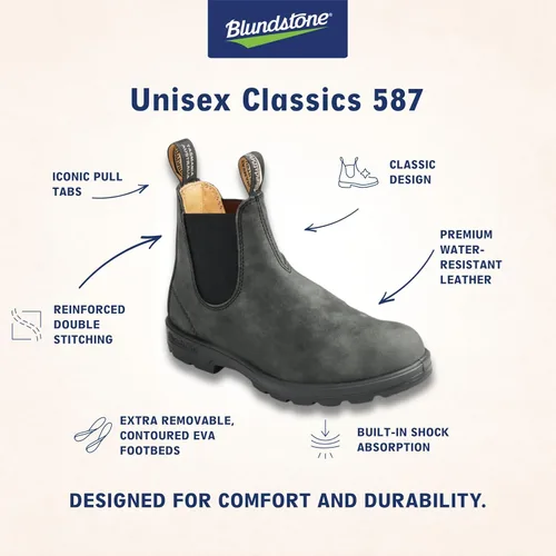 Vista 5 de Blundstone - Botas Classic 550 estilo Chelsea, modelo BL550