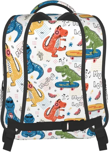 Vista 4 de YSBKN Mini mochila escolar de 12 pulgadas para niños y niñas, Multicolor21., Mochilas Daypack