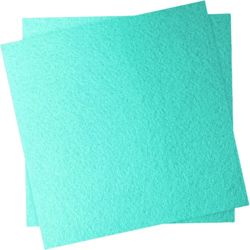 Vista 10 de Hojas de tela de fieltro de 6 x 6 pulgadas para manualidades, 0.039 in de grosor, papel de fieltro de colores surtidos para manualidades de costura