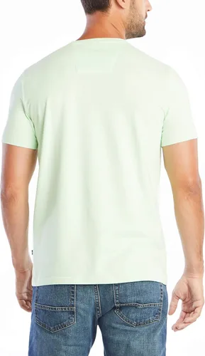 Vista 3 de Nautica Camiseta de manga corta con cuello redondo y bolsillo para hombre