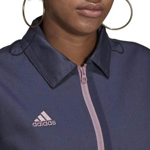Vista 5 de adidas Chaqueta Tiro Cargo para mujer, Azul marino sombra