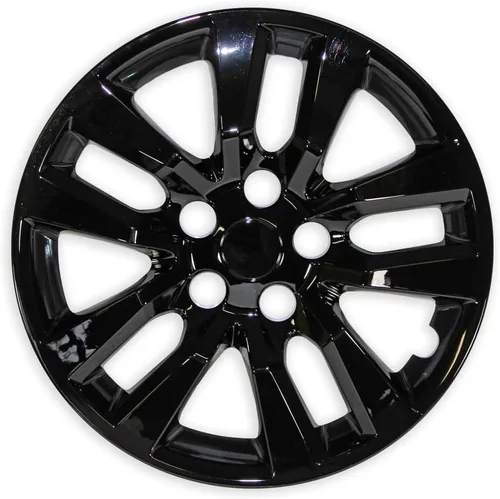 Vista 4 de Juego de 4 ruedas de 16" 10 radios negro brillante para Nissan Altima 2013-2018 - Negro brillante Brillo negro
