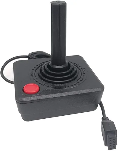Vista 2 de CHILDMORY Controller 2pcs Black Retro Classic Gamepad Joysticks for Atari 2600 System Console