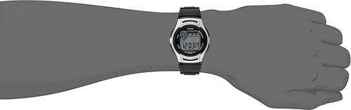 Vista 2 de Casio Men's W213-1ACF Basic Black and Silver Digital Watch