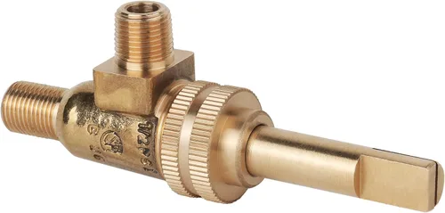 Vista 5 de 4418500200 Válvula de cocina de gas Jade Válvula de quemador de gas 1/8" Mpt X 3/8-27