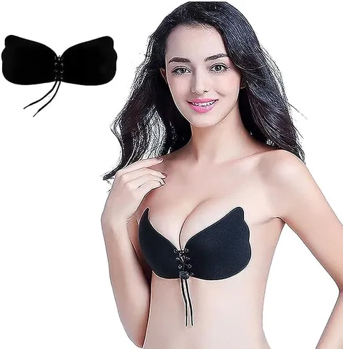 Vista 6 de Kiss Bra - Sujetador adhesivo de silicona sin tirantes para mujer, multicolor, Fresh