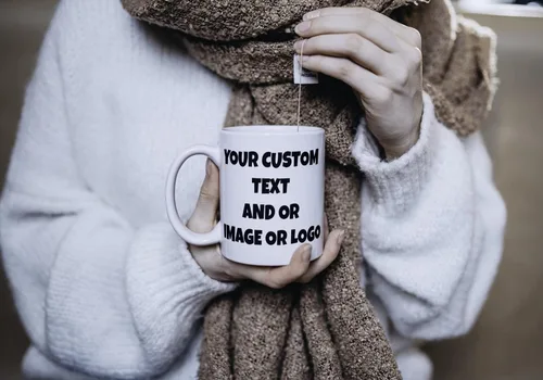 Vista 6 de Tazas de café con foto personalizada, 11 onzas, tazas personalizadas con imagen, texto, nombre, regalos personalizados para el día de V, novio