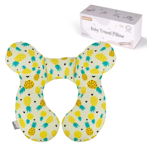 Vista 18 de Kakiblin - Almohada de cuello para bebé, almohada de apoyo para bebé mejorada, almohada para la cabeza del bebé, almohada de apoyo para el cuello