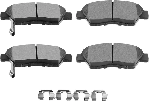 Vista 16 de SCITOO Juego de pastillas de freno semimetálicas delanteras D412 para Chevrolet Camaro 1988-1991, Chevrolet Corvette 1988-1996, Pontiac Firebird